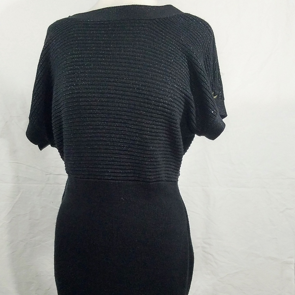 The Limited Black Speckled Sweater MiniDress, SzM